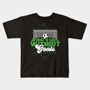 Soccer Player Striker Gift Kids T-Shirt